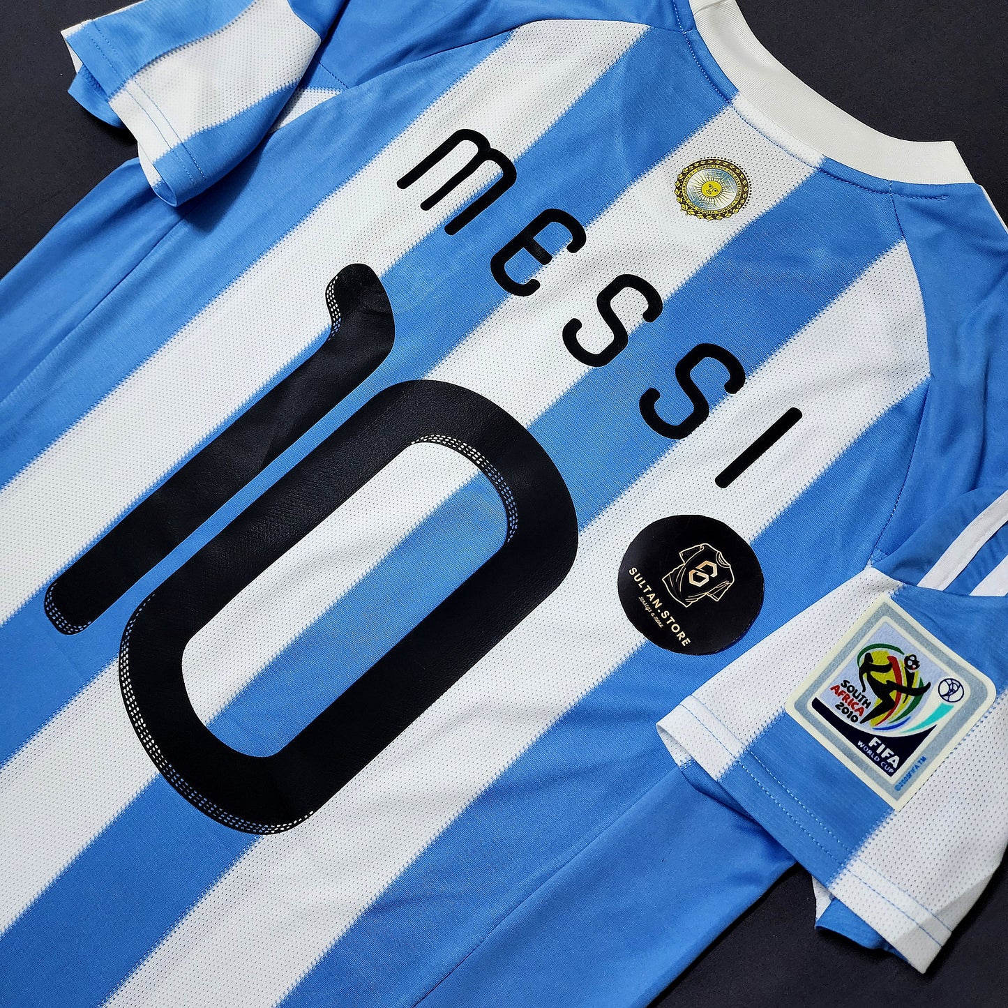 Messi 2010 Argentina Home Jersey