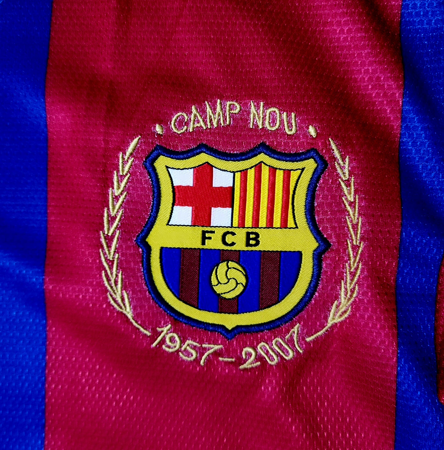 Messi 2007/08 Barcelona Home Jersey