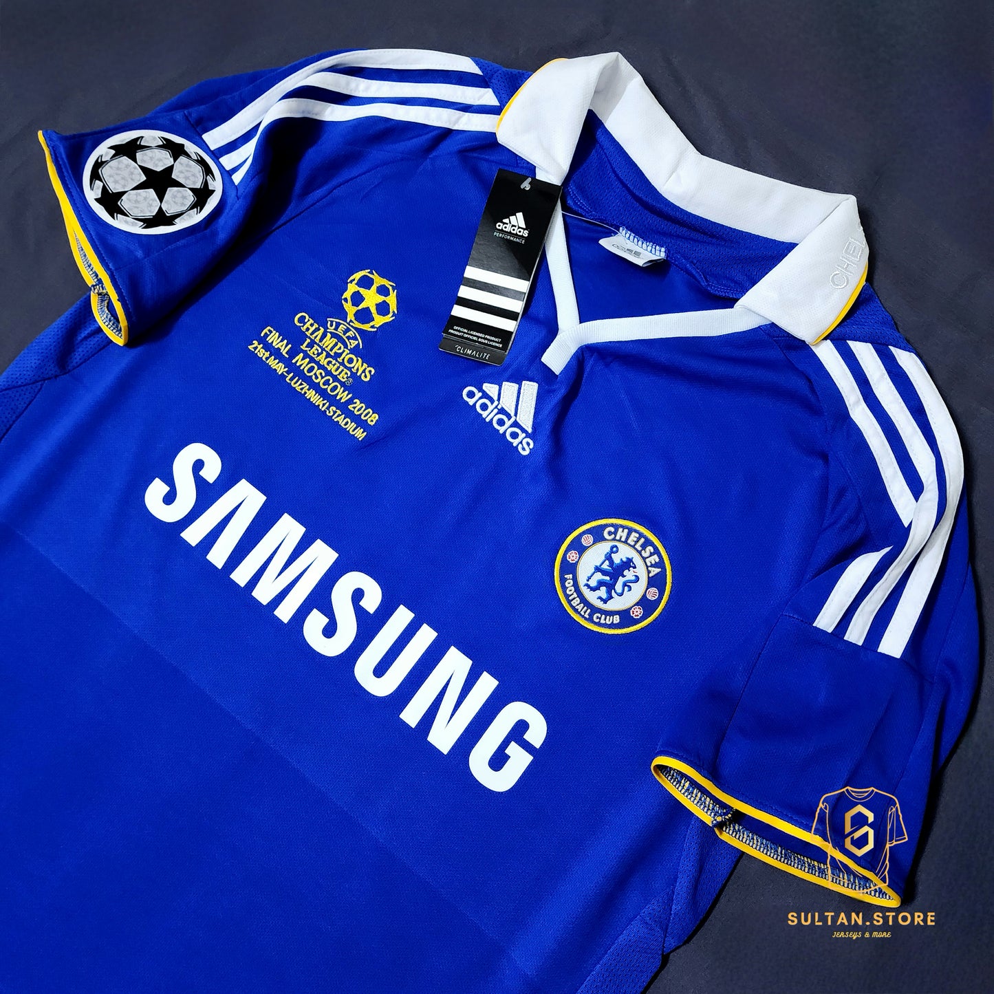 Ballack 2008/09 Chelsea Final Champions League Jersey