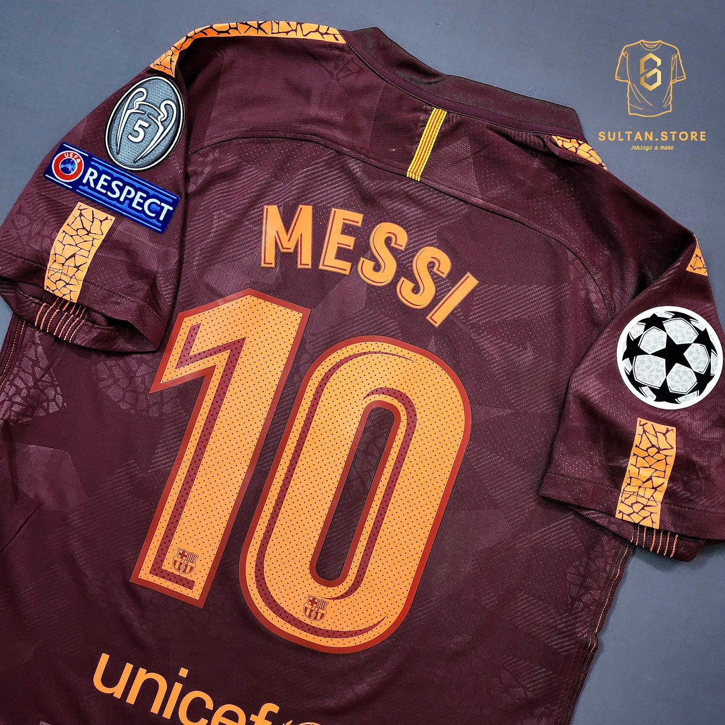 Messi 2017/18 Barcelona Third Jersey