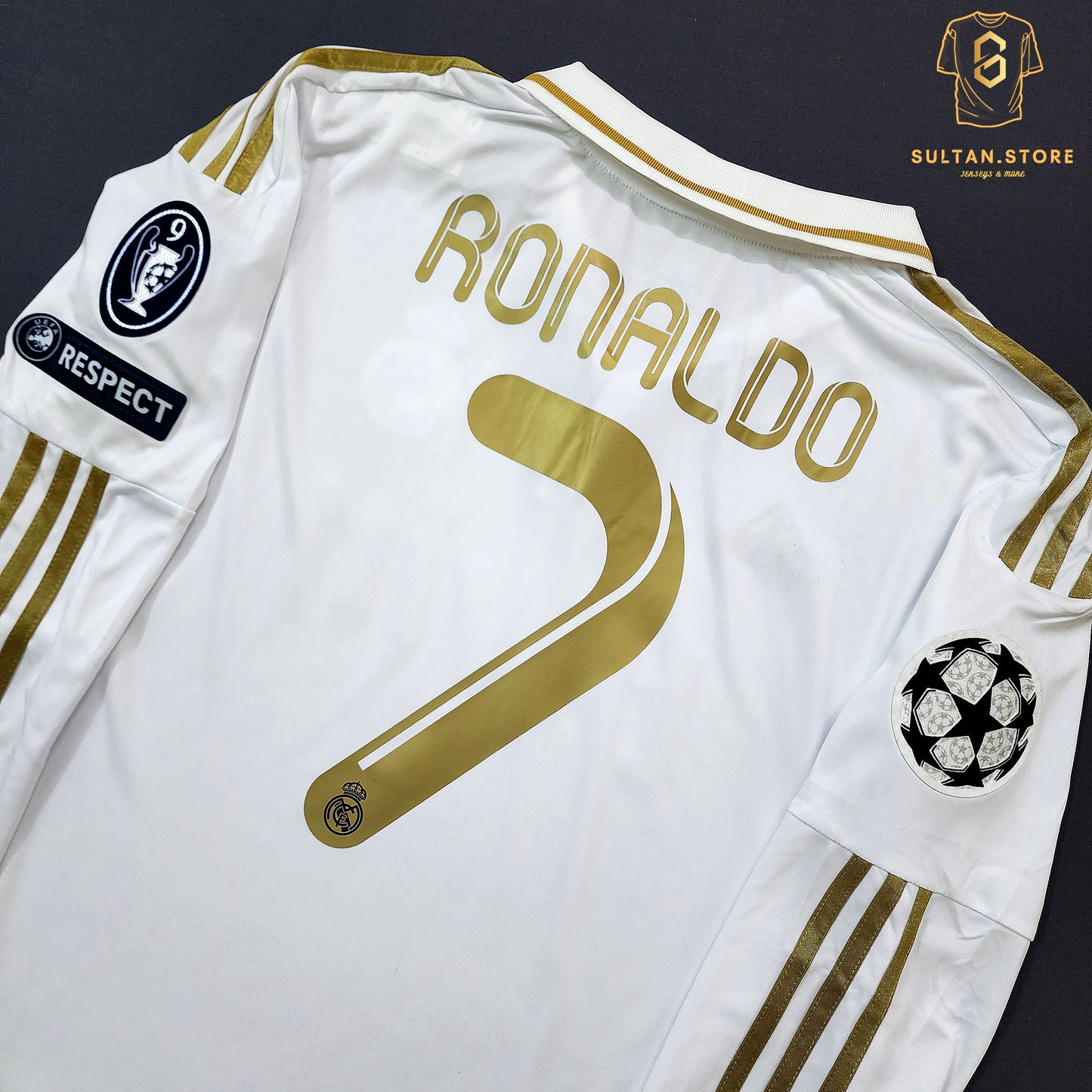 Ronaldo 2011/12 Real Madrid Home Kit Long Sleeves