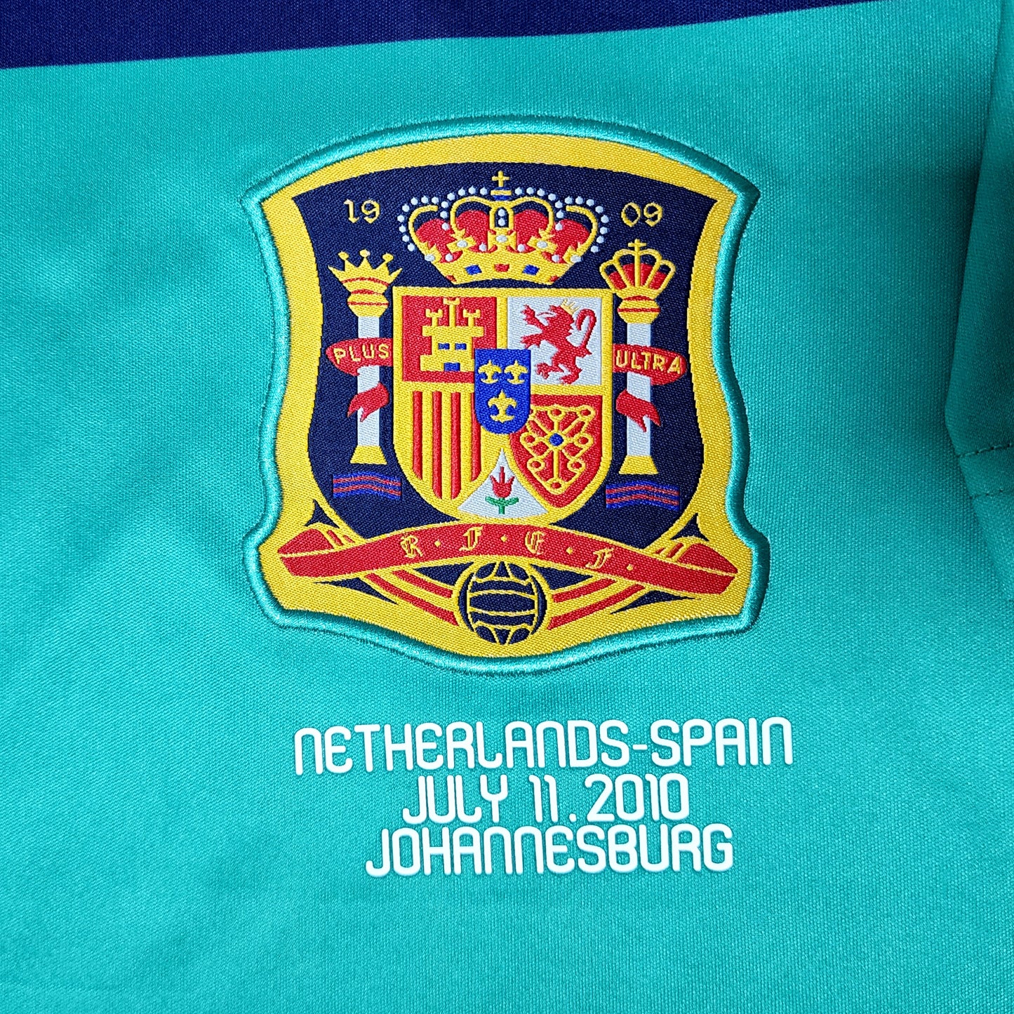 Casillas 2010 Spain Final World Cup GK Away Jersey