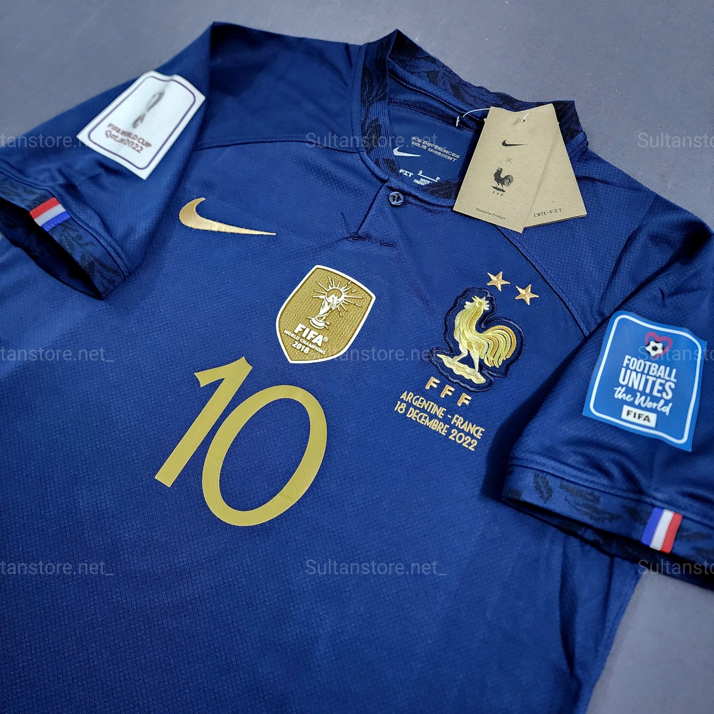 Mbappe 2022 France Final World Cup Jersey