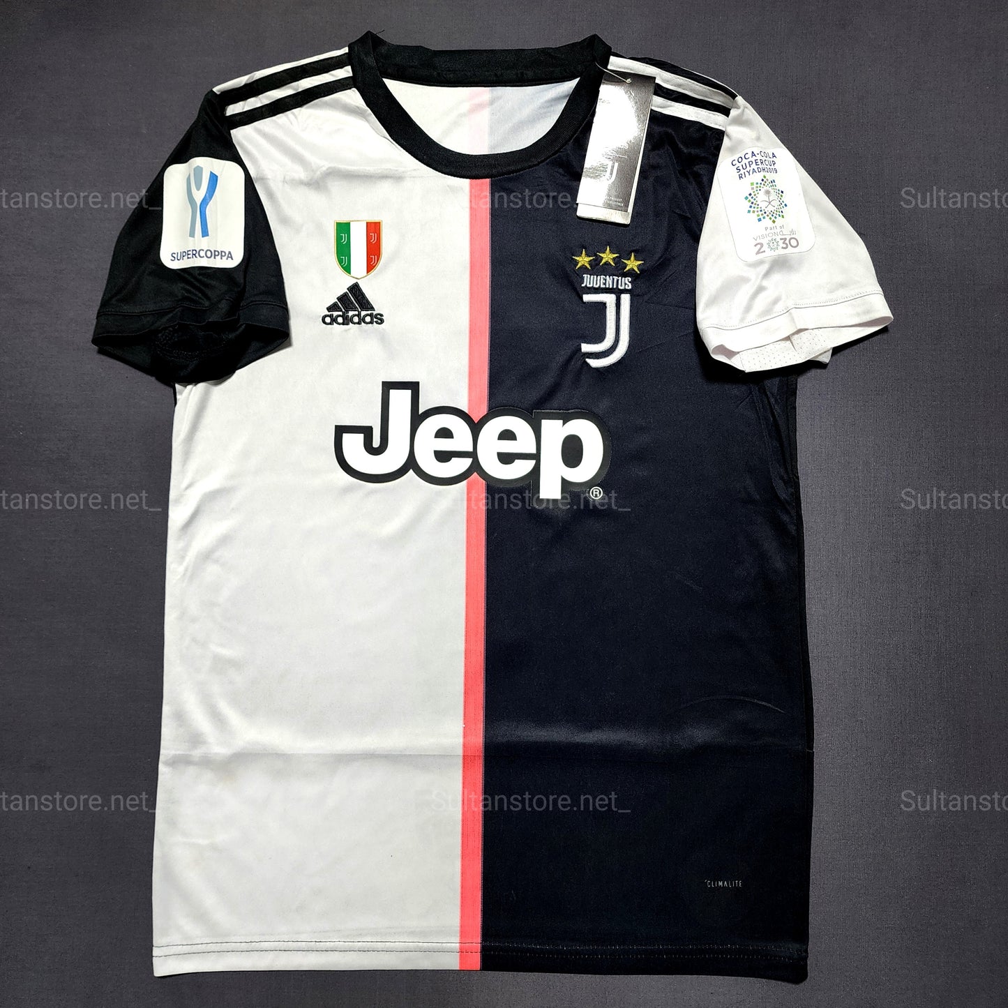 Ronaldo 2019/20 Juventus Home Arabic Version Kit
