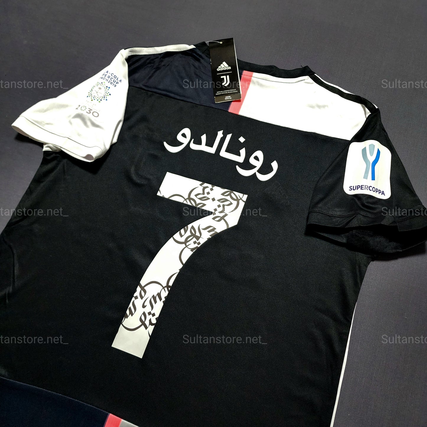 Ronaldo 2019/20 Juventus Home Arabic Version Kit