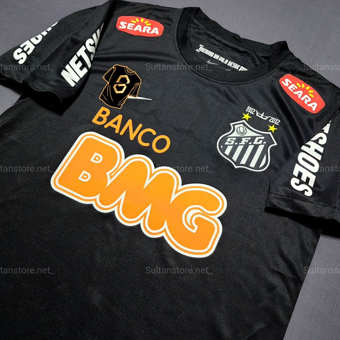 Neymar 2012 Santos Away Jersey