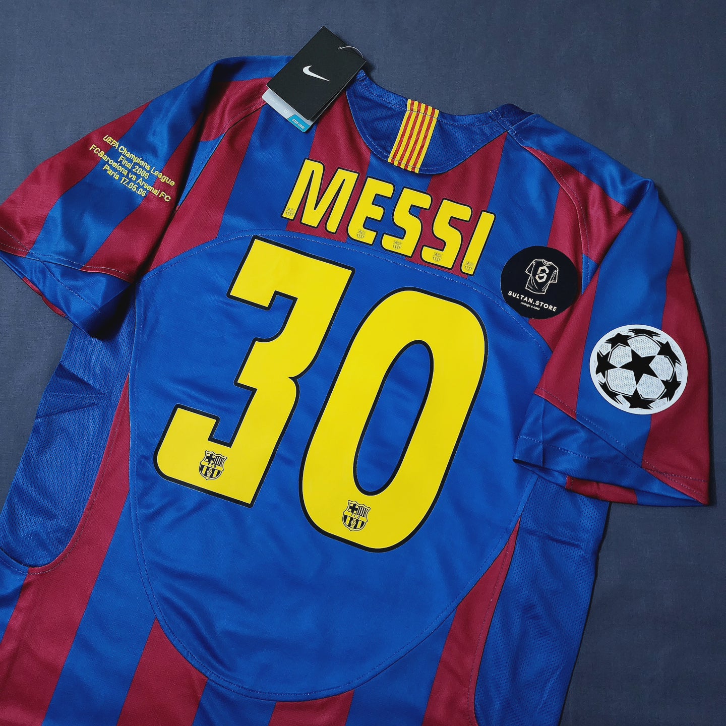 Messi 2006 Final barcelona Home Jersey
