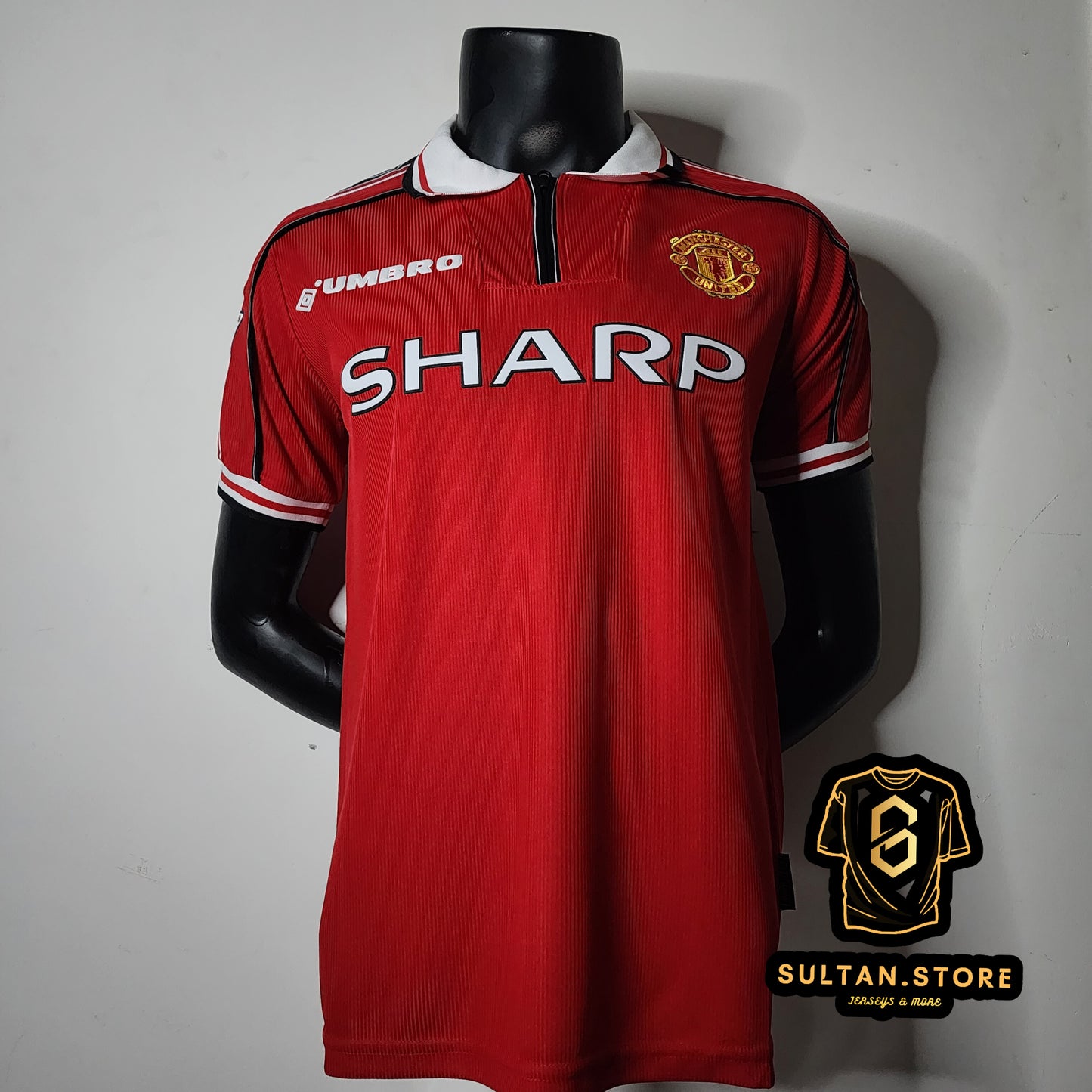 Beckham 1998/00 Manchester United Home Jersey