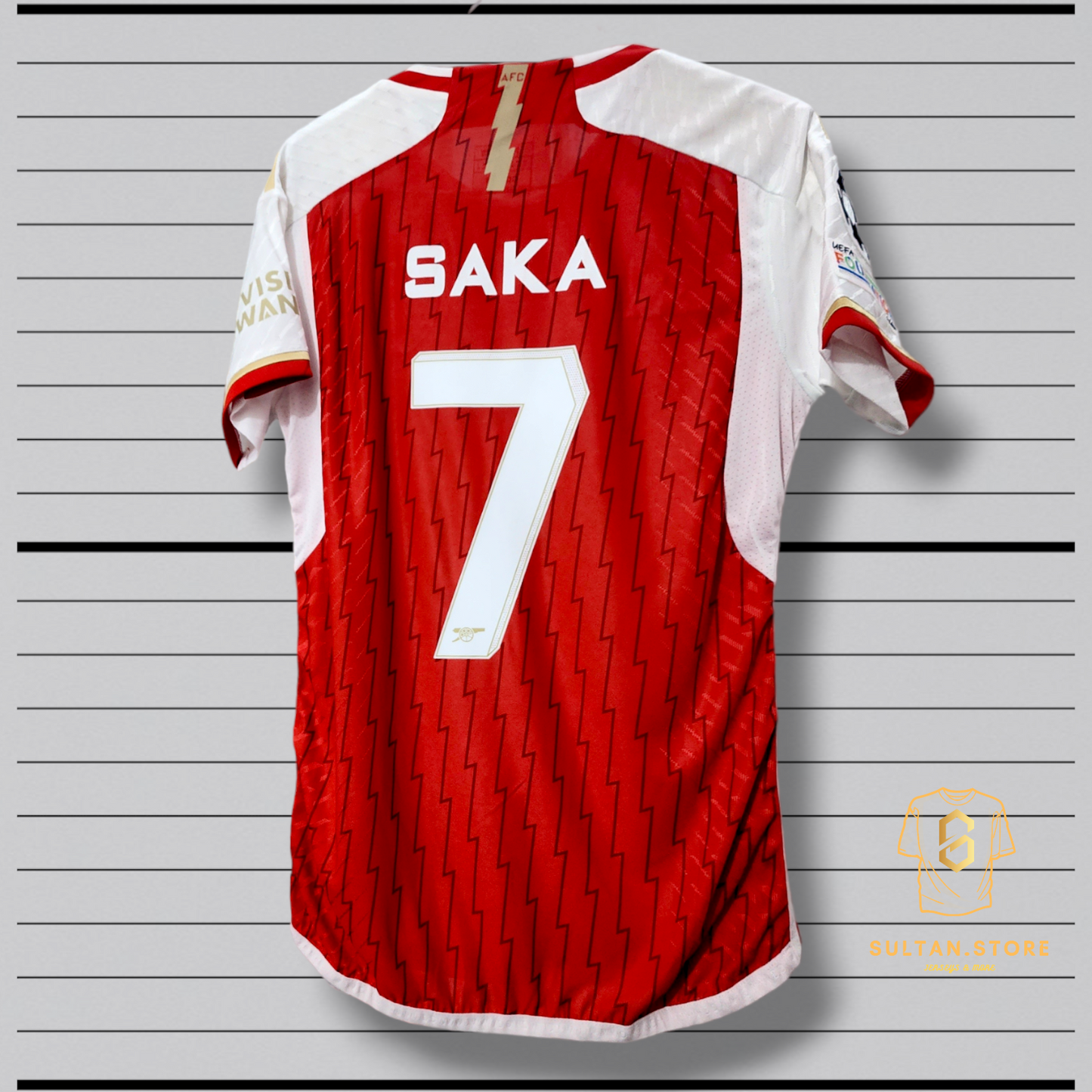 Arsenal 2023/24 Home Jersey ( Martinelli - Odegaard )