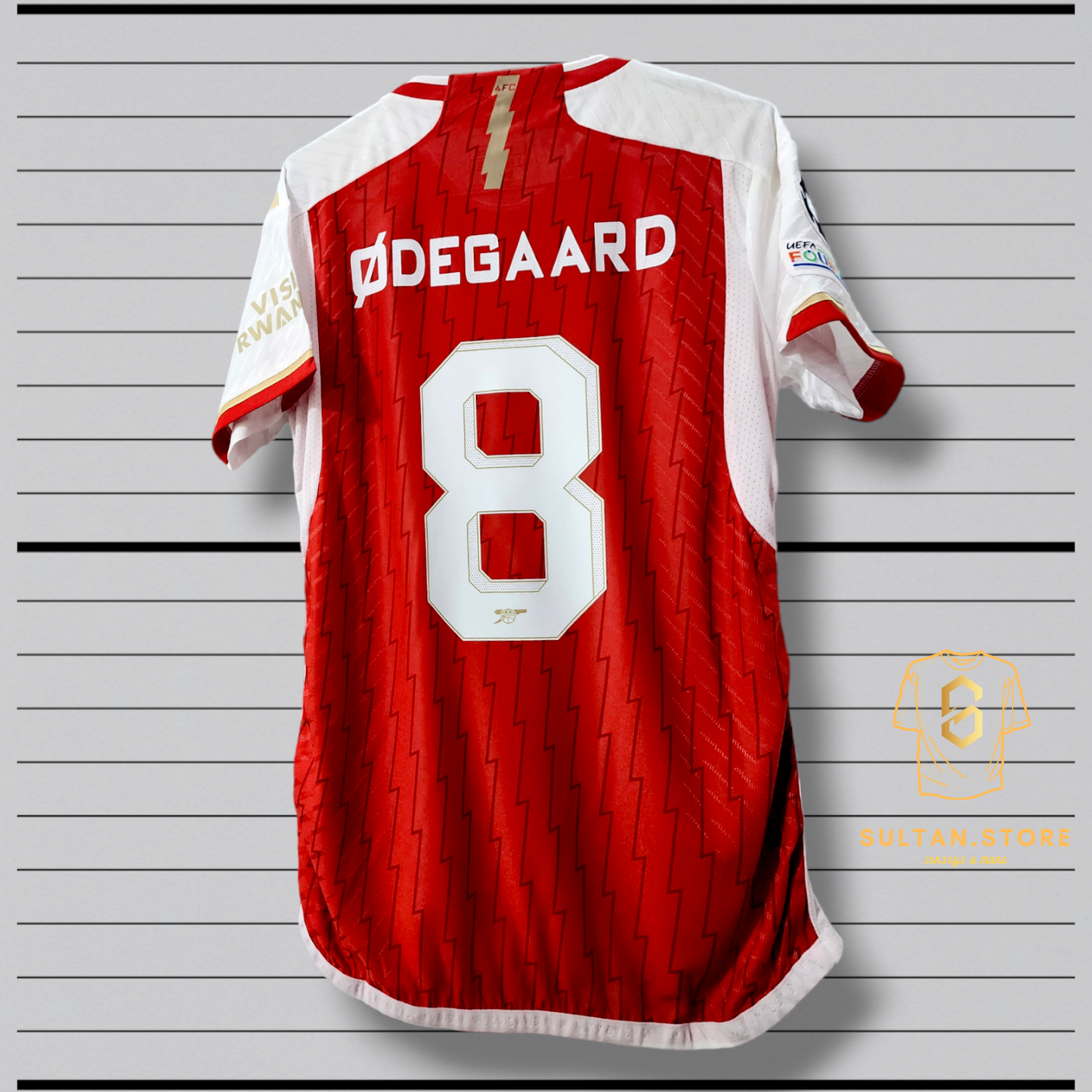 Arsenal 2023/24 Home Jersey ( Martinelli - Odegaard )