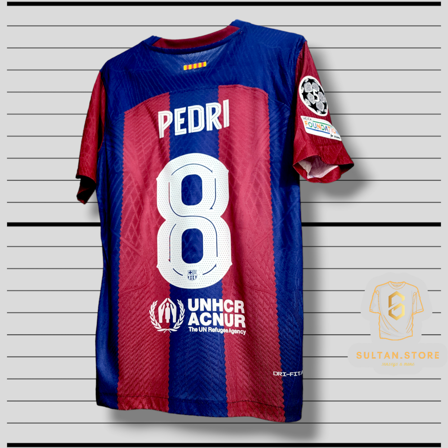 Barcelona 2023/24 Home Jersey ( Lewandowski - Pedri )
