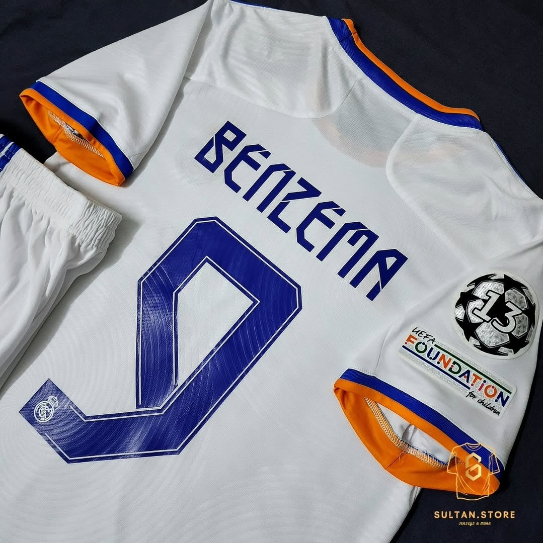 Benzema 2021/22 Real Madrid Home Kit