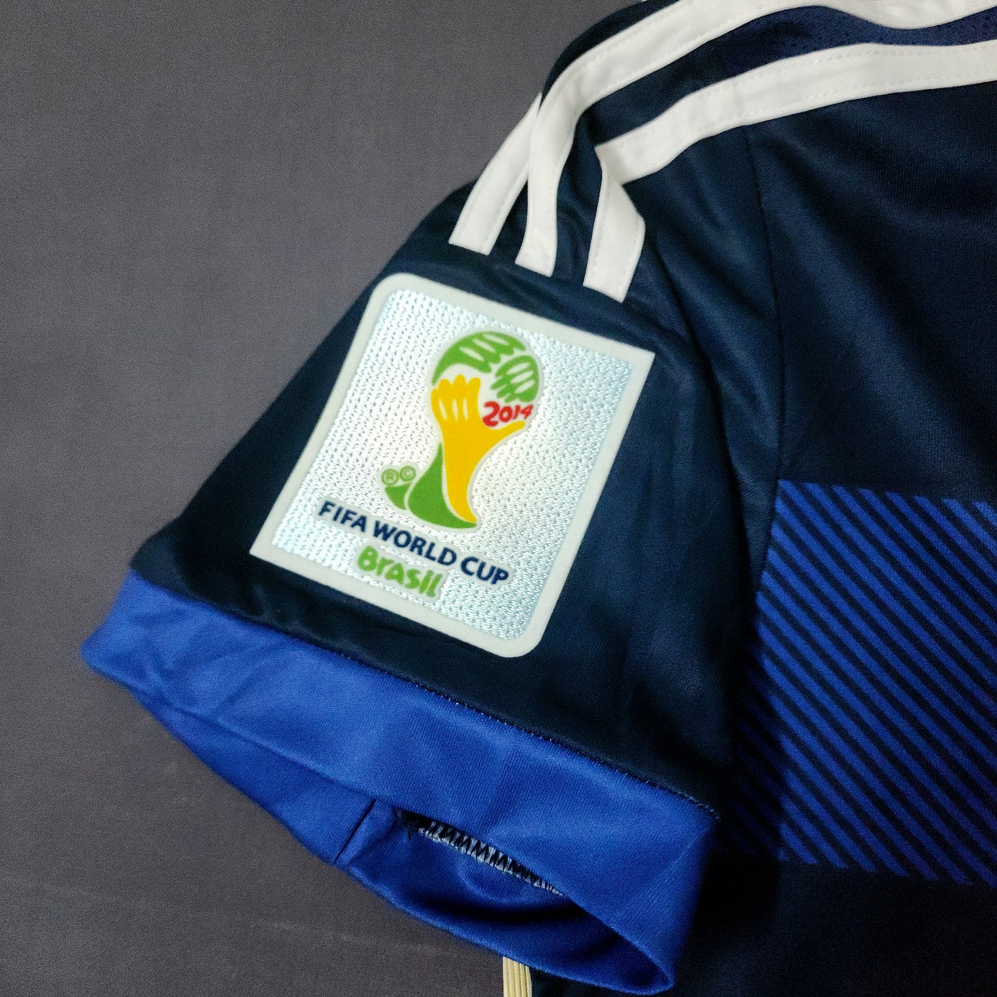 Messi 2014 Argentina Final World Cup Away Jersey