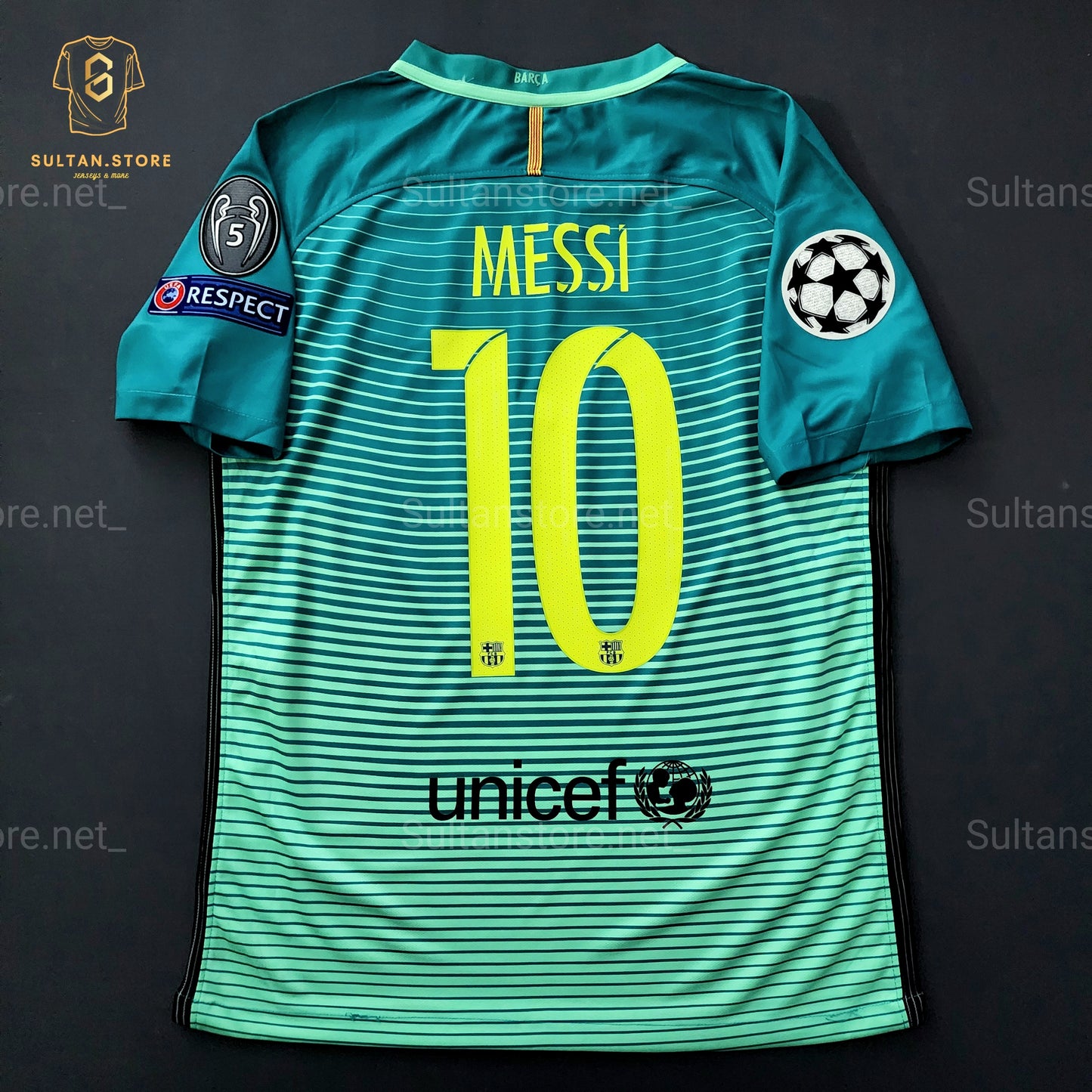 Messi 2016/17 Barcelona Third Jersey