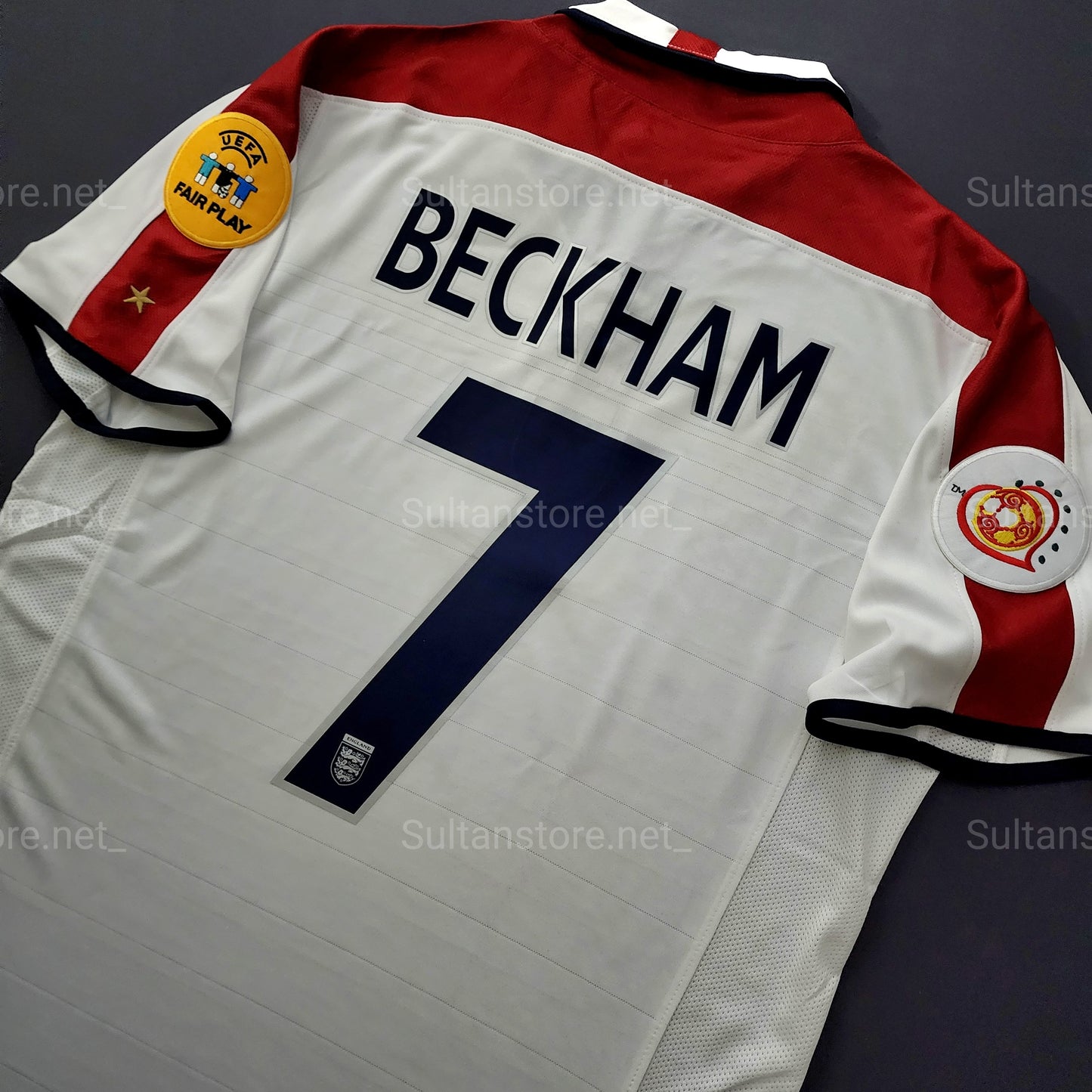 Beckham 2004 England Away Jersey