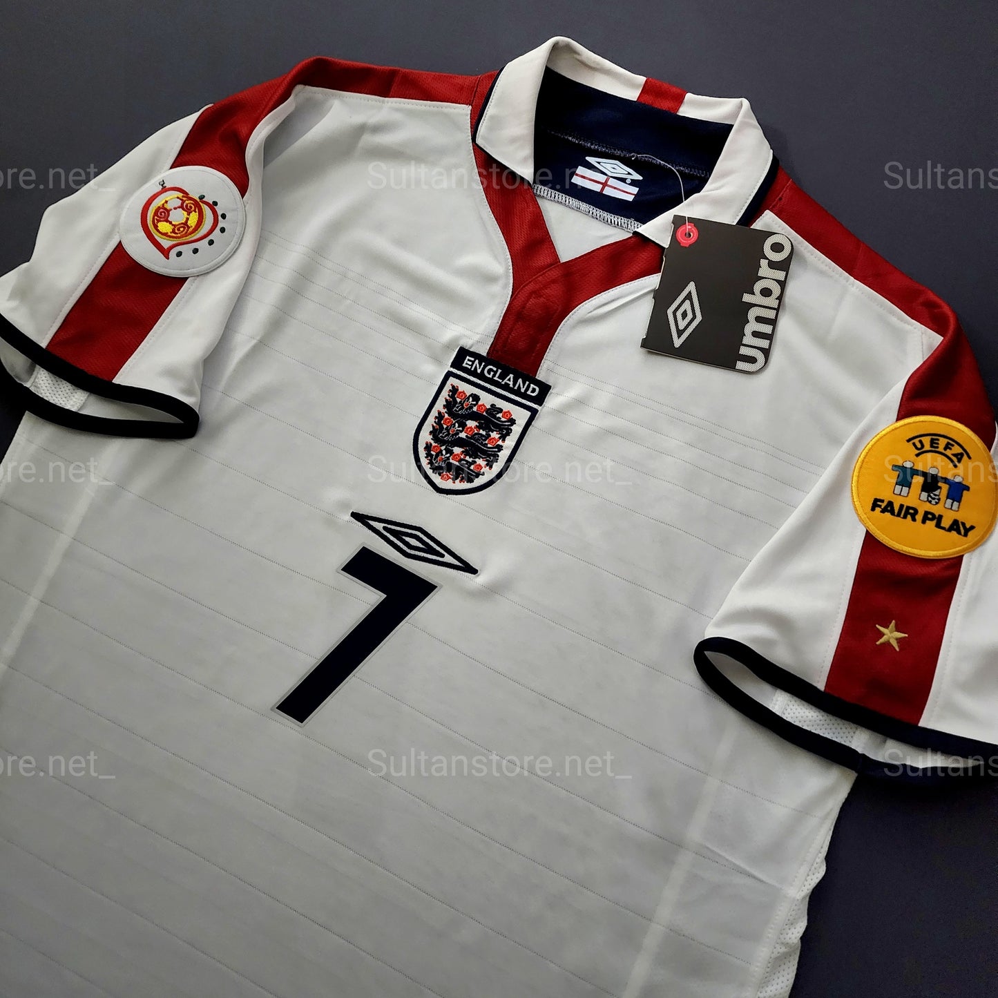 Beckham 2004 England Away Jersey