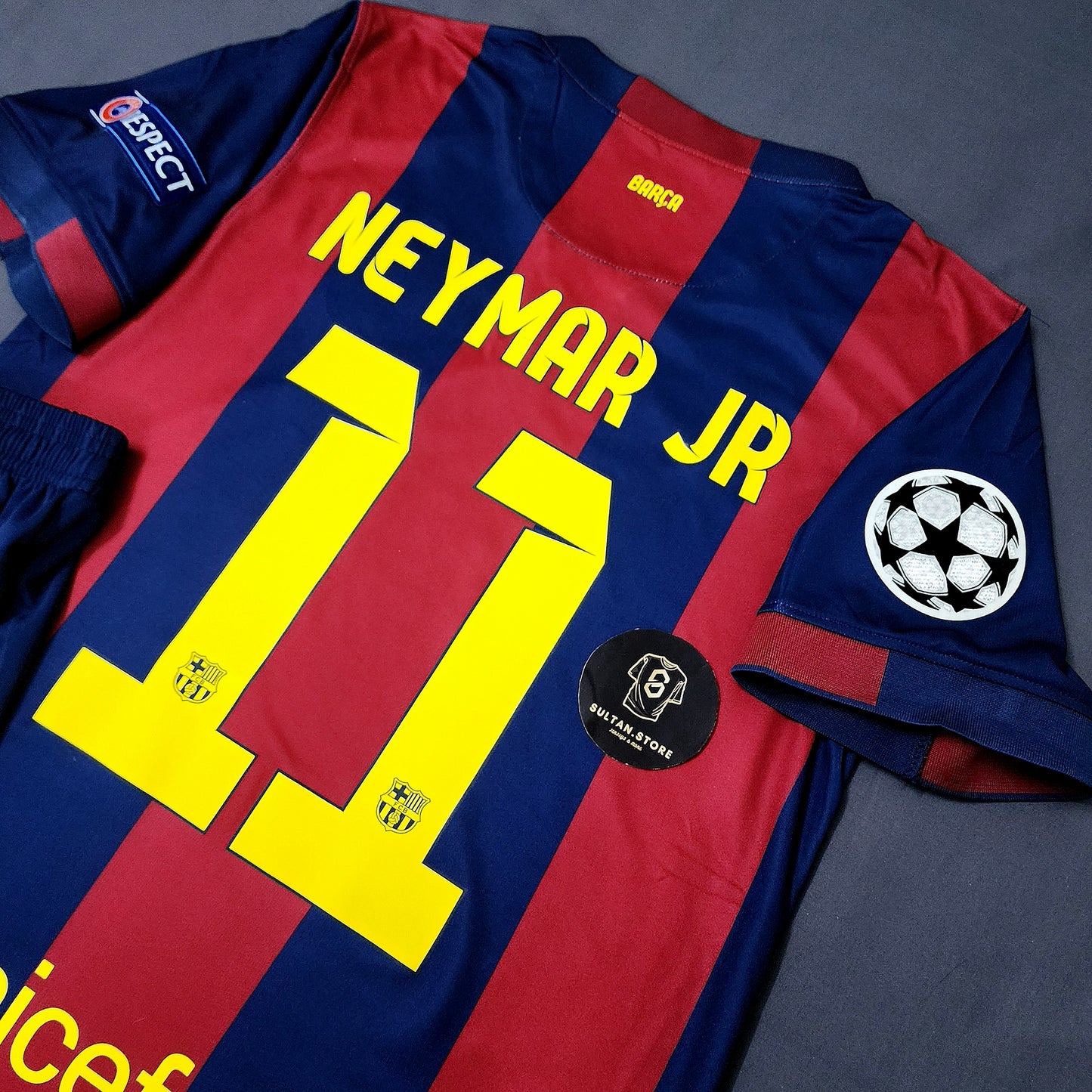 Neymar 2015 Barcelona Final Champions League Kit