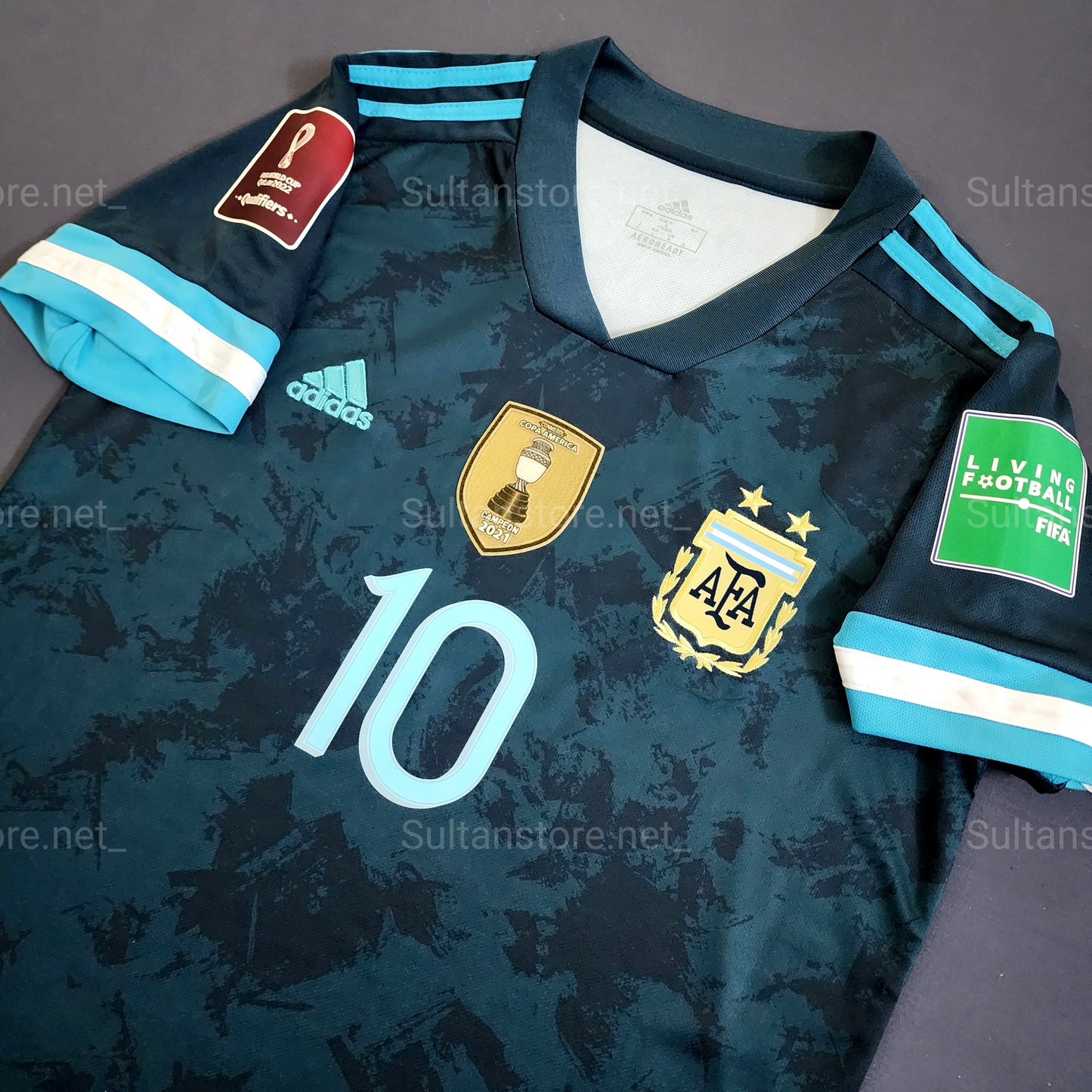 Messi 2021 Argentina Away Kit