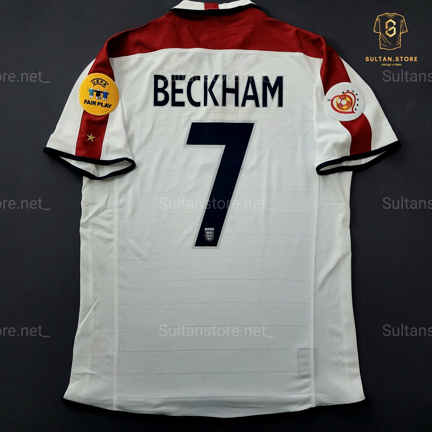Beckham 2004 England Away Jersey