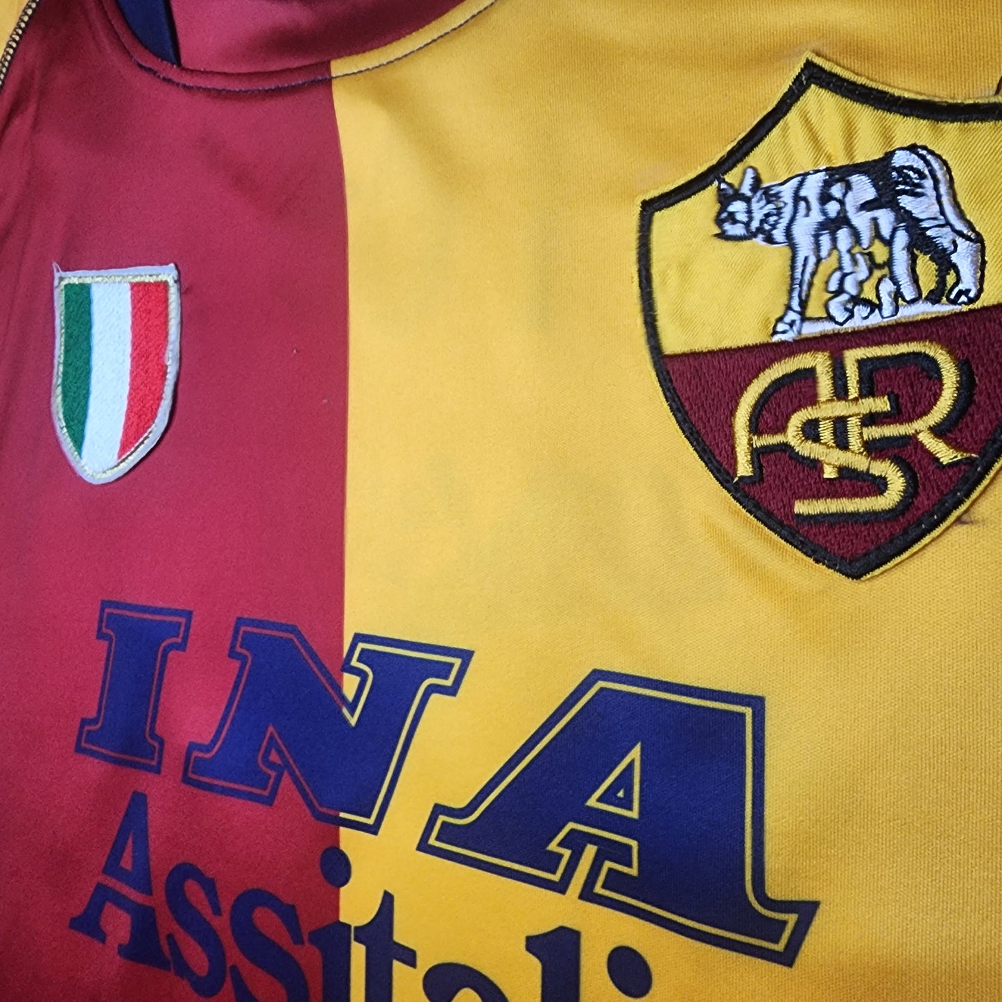 Totti 2001/02 Roma Home Jersey