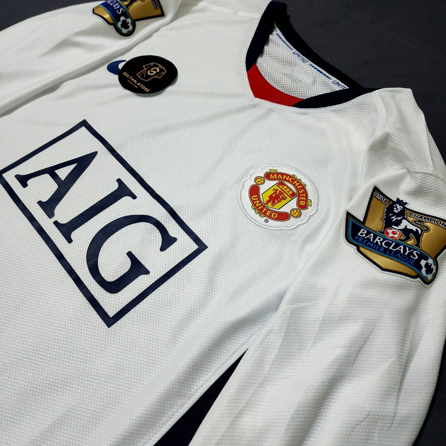 Ronaldo 2008/09 Manchester United Away White Jersey