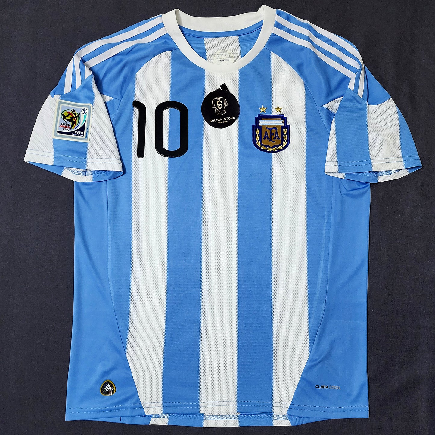 Messi 2010 Argentina Home Jersey