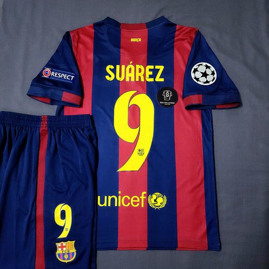 Suarez 2015 Barcelona Final Champions League Kit