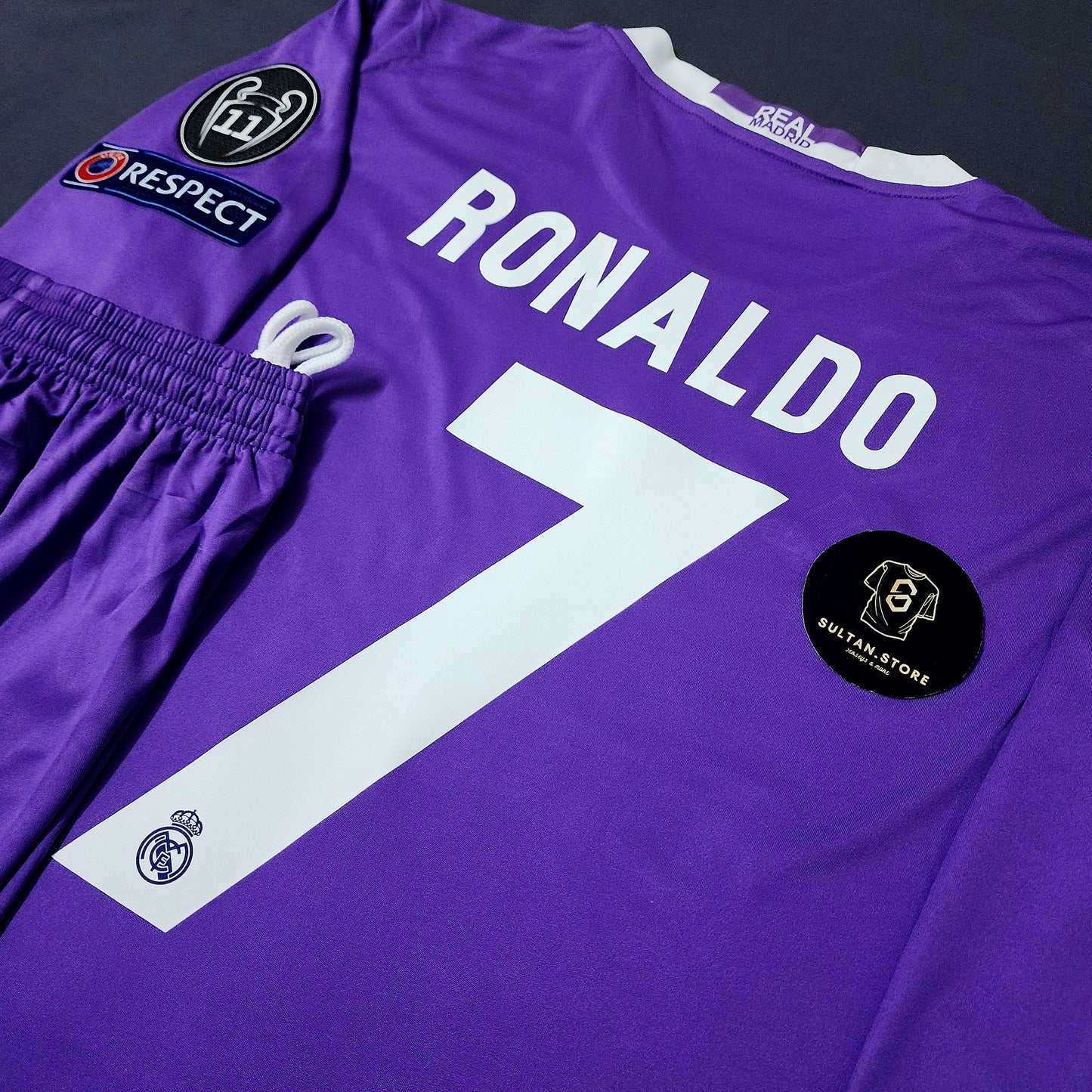 Ronaldo 2017 Real Madrid Final Champions League Away Jersey