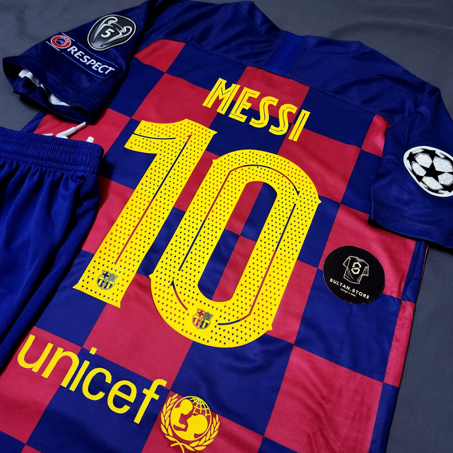 Messi 2019/20 Barcelona Home Kit