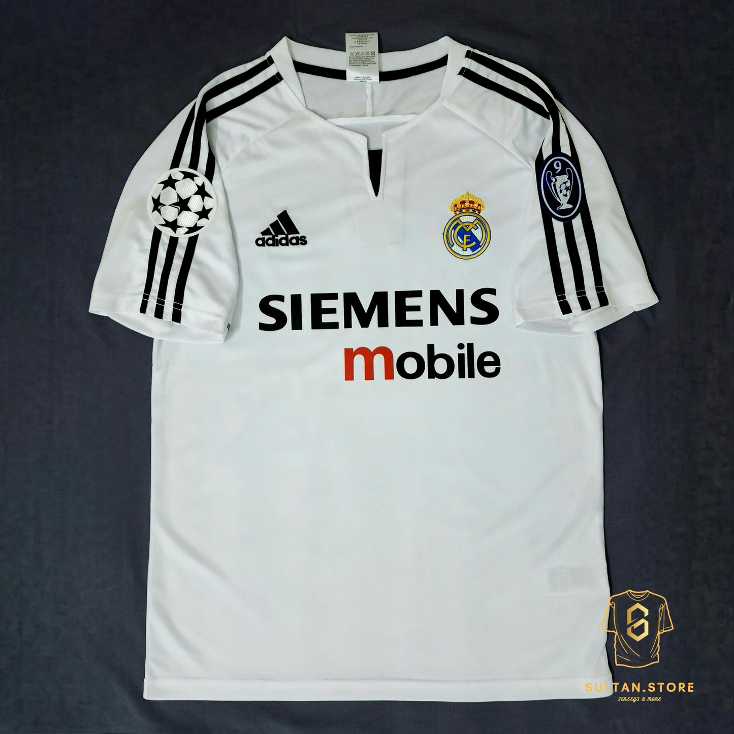 Zidane 2003/04 Real Madrid Home Jersey (Champions League)