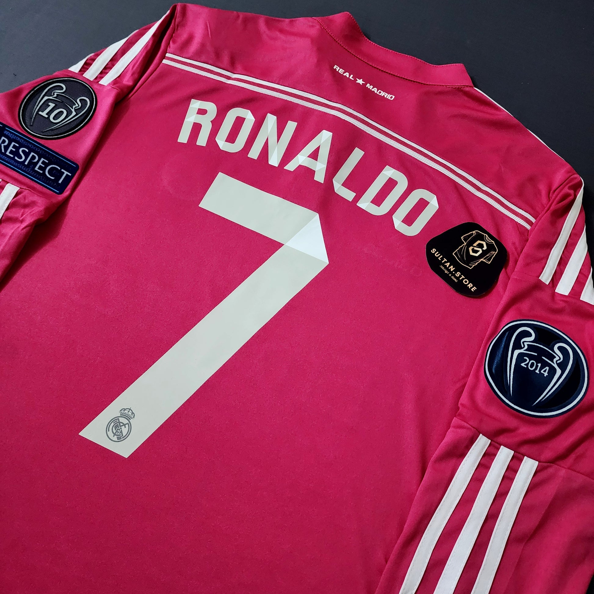 Ronaldo 2014/15 Real Madrid Away Jersey Pink – Sultan store