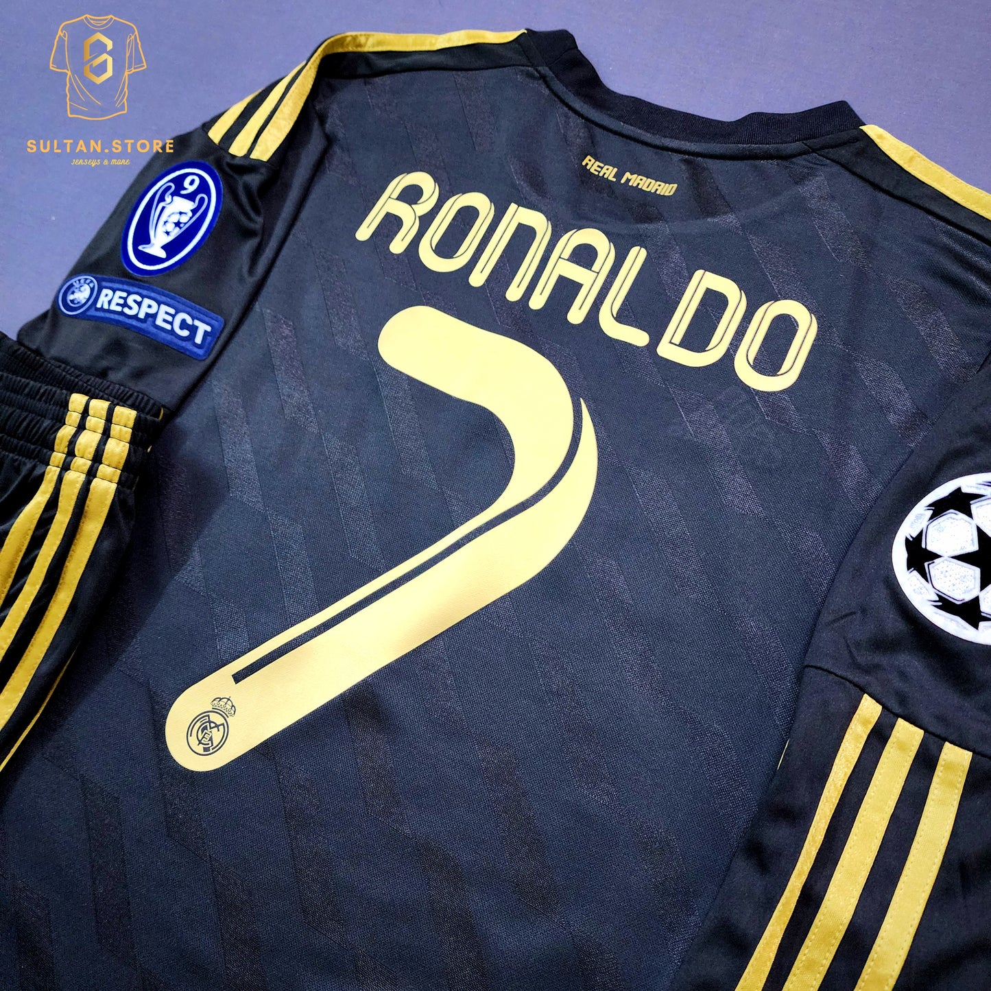 Ronaldo 2011/12 Real Madrid Long Sleeves Away Kit