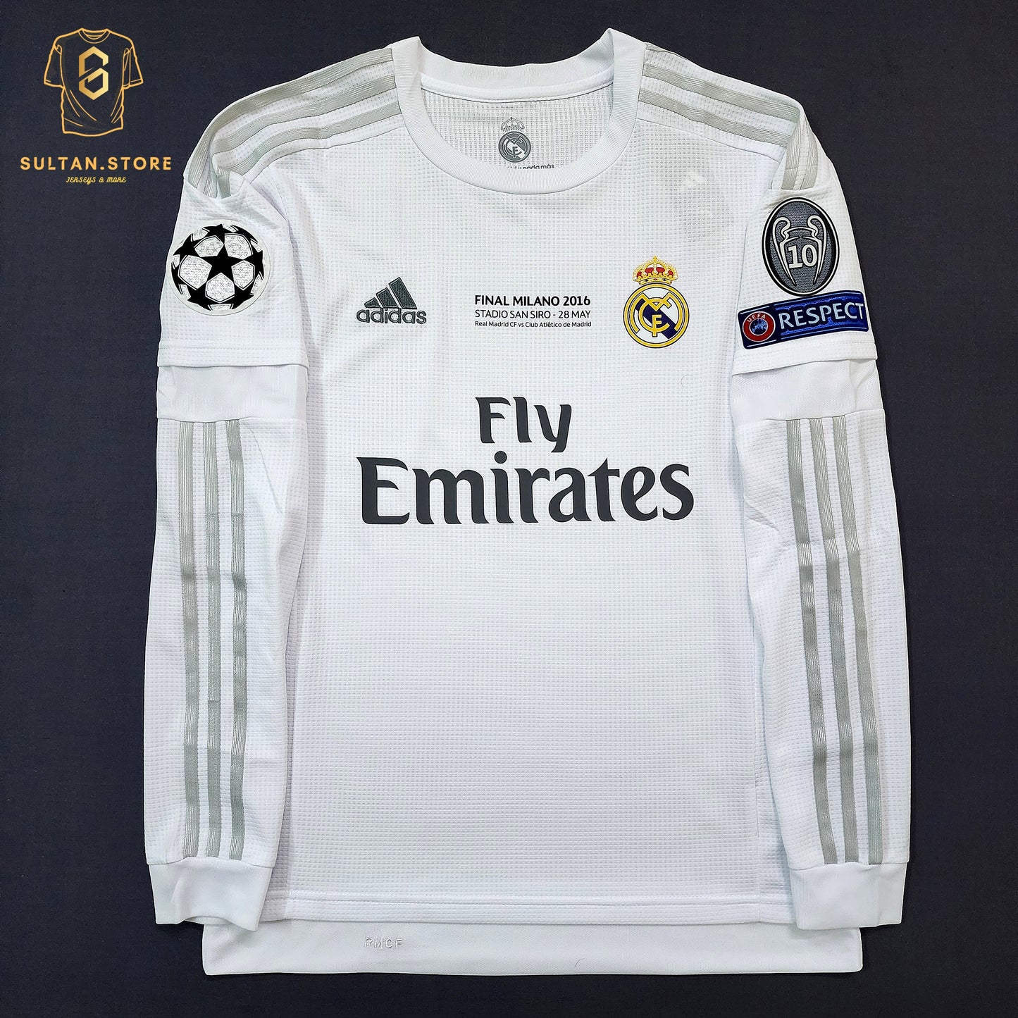Ronaldo 2016 Real Madrid Home Kit Final Champions League