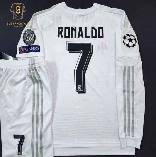 Ronaldo 2016 Real Madrid Home Kit Final Champions League