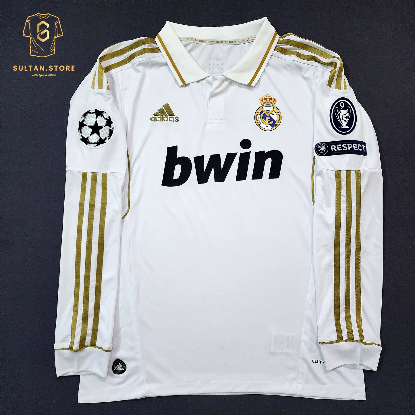 Ronaldo 2011/12 Real Madrid Home Kit Long Sleeves