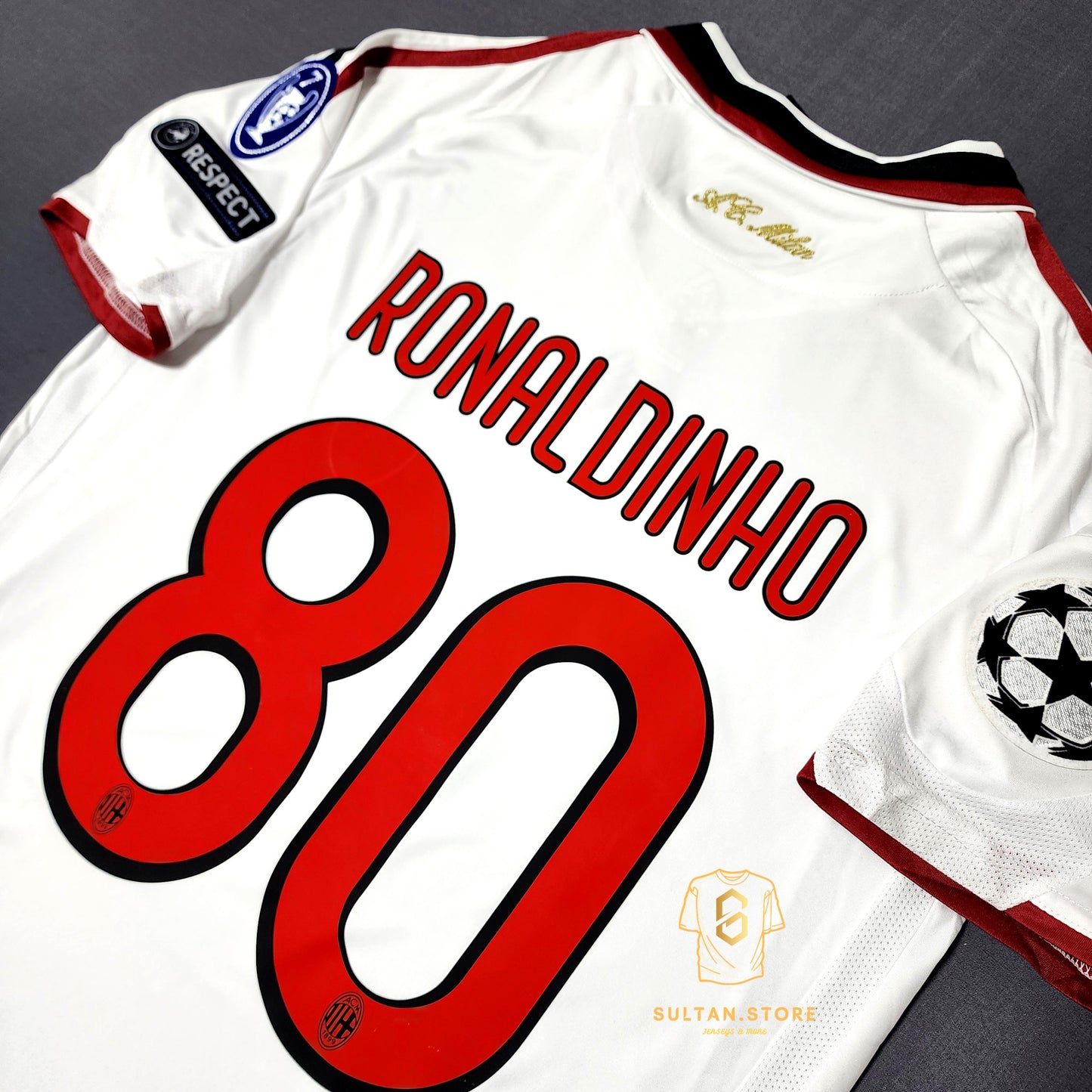 Ronaldinho 2009/10 AC Milan Away Jersey