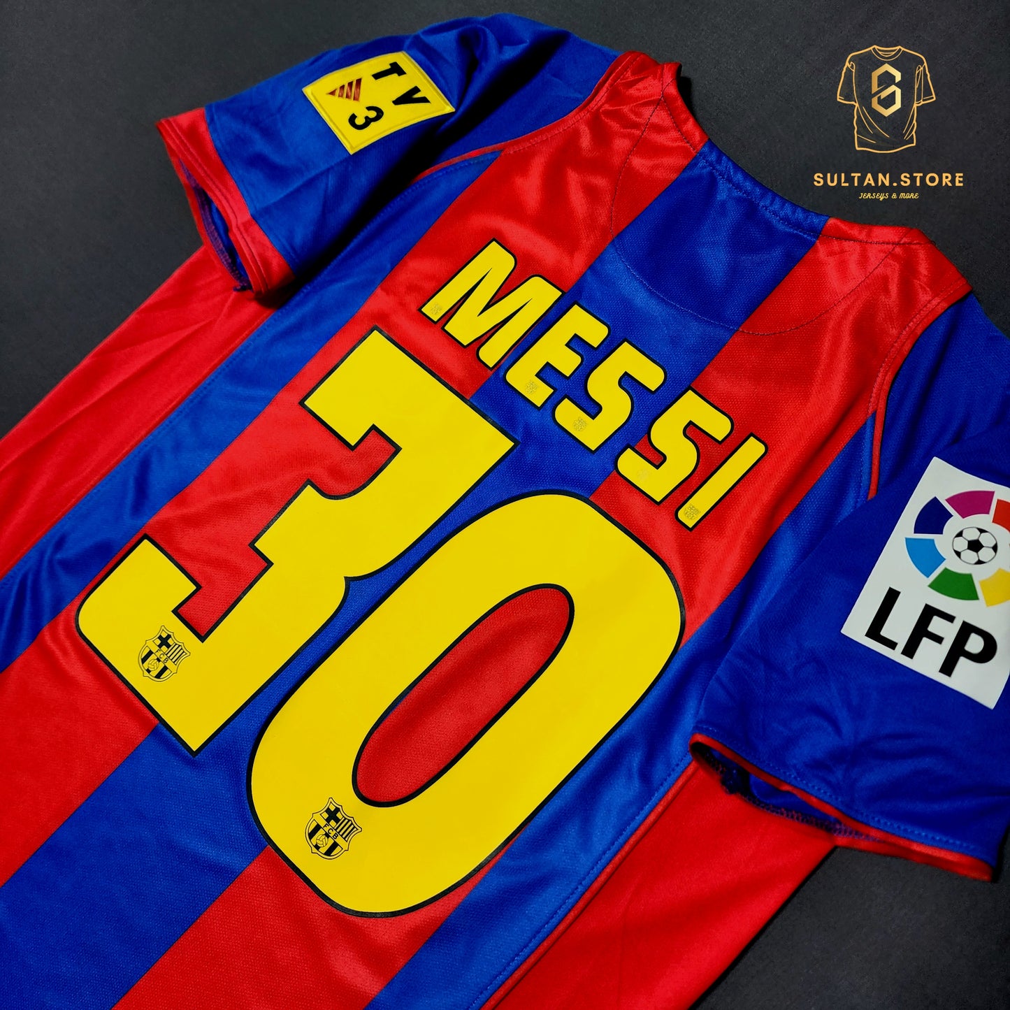 Messi 2004/05 Barcelona Home Jersey