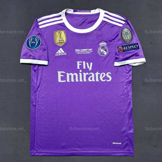 Ronaldo 2017 Real Madrid Final Champions League Short Sleeve Kit