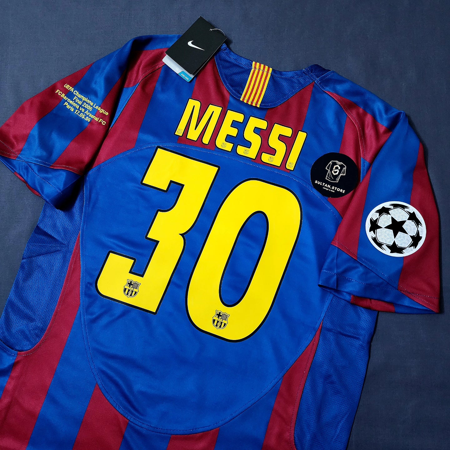 Messi 2006 Final barcelona Home Jersey