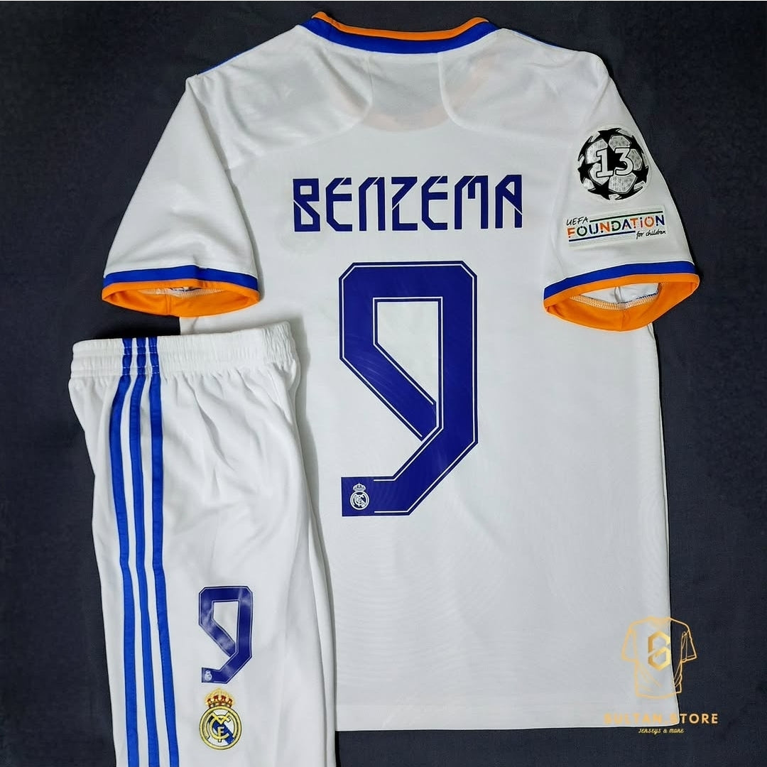 Benzema 2021/22 Real Madrid Home Kit
