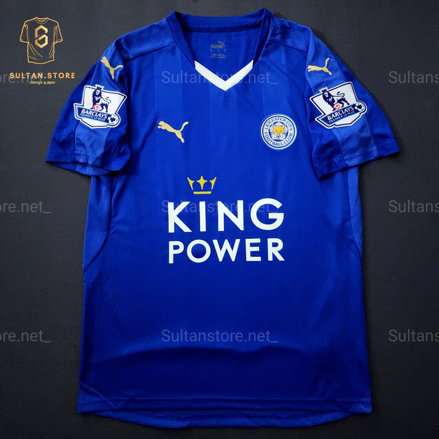 Vardy 2015/16 Leicester City Home Jersey