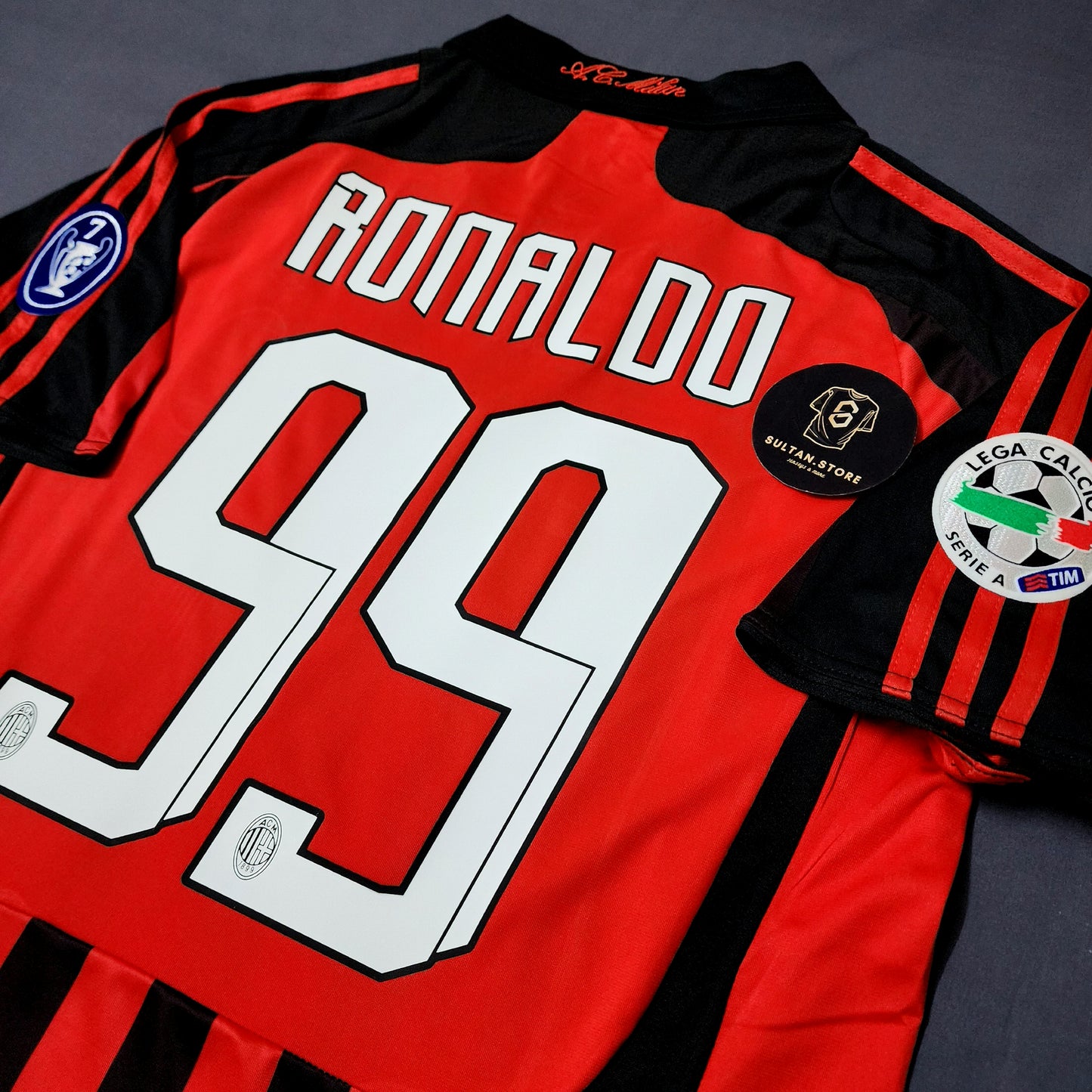 Ronaldo 2007/08 AC Milan Home Jersey
