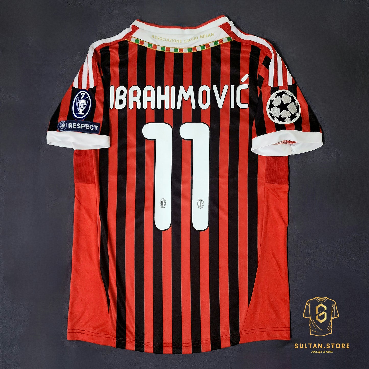 Ibrahimovic 2011/12 AC Milan Home Jersey