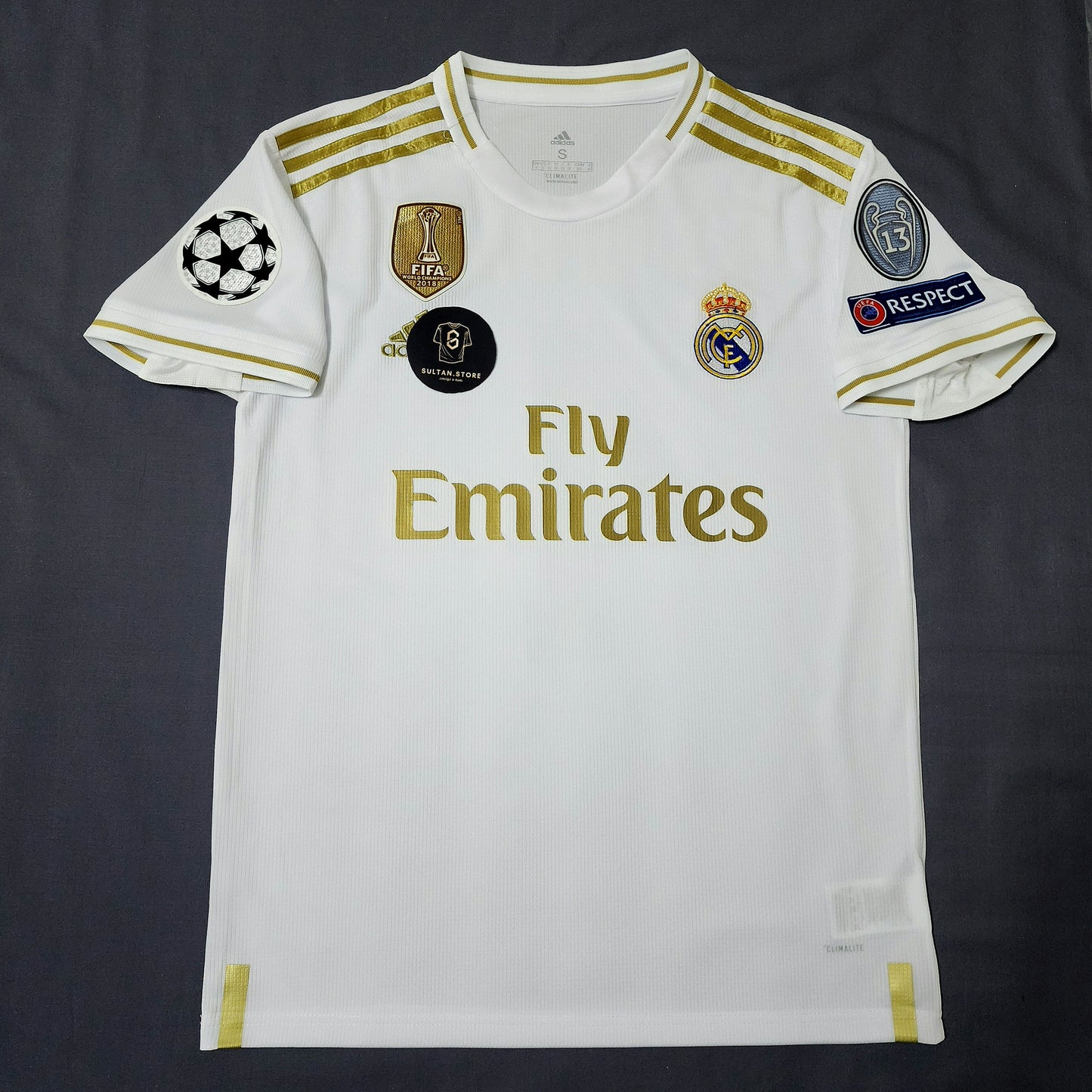 Ramos 2019/20 Real Madrid Home Kit Short Sleeve