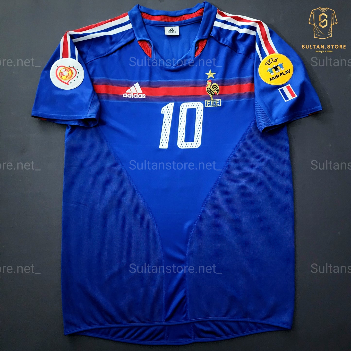 Zidane 2004 France Home Jersey