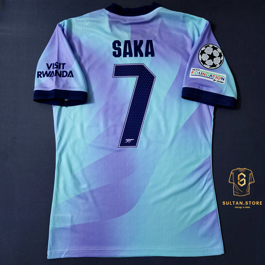 Saka 2024/25 Arsenal Third Jersey